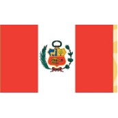 3'x5' Peru U.N. Nylon Outdoor Flag - Style C