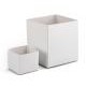 White High Walled Box Base (14"x14"x12")
