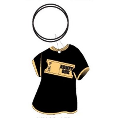 Admit One Ticket Stub T Shirt Key Chain w/Mirrored Back (4 Square Inch)