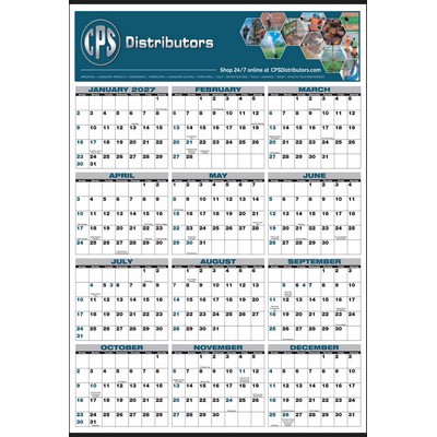 Year-In-View® Medium Memo Full-Color Calendar