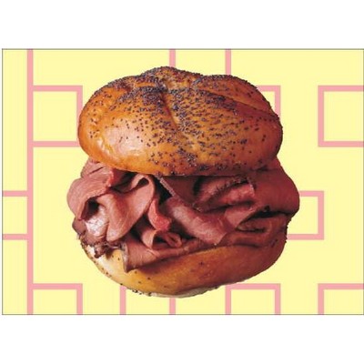 Roast Beef Sandwich Rectangle Metal Photo Magnet (2"x3")