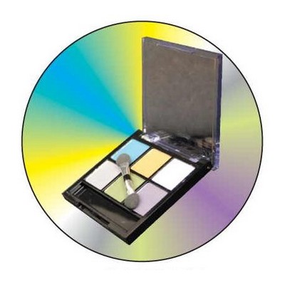Eye Shadow Case Round Metal Photo Magnet (2 1/2")
