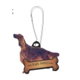 Irish Setter Dog Zipper Pull
