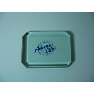 Jade Glass Paper Weight (Screen Printed)