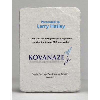 Slate Textured Plaque (5"x7")