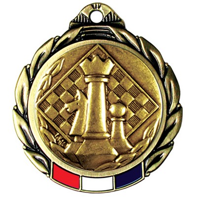 Stock RWB Regency Medal (Chess) 2 3/4"