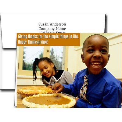 Thanksgiving Greeting Cards w/Imprinted Envelopes