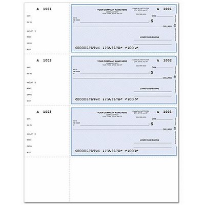 Lined Laser Wallet Checks (1 Part)