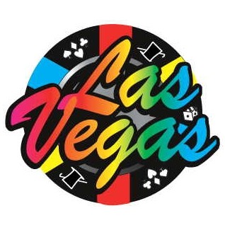 Las Vegas Poker Chip Magnet w/ Full Magnet Back (10 Square Inch)