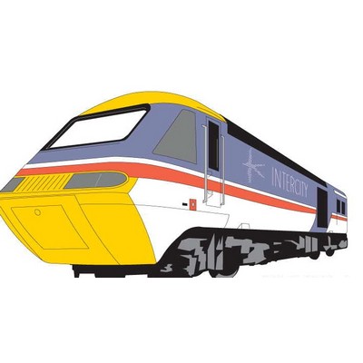 Modern Train Maxi Magnet (4 Square Inch)