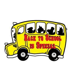 School Bus w/ Slogan Promotional Magnet w/ Strip Magnet (10 Square Inch)