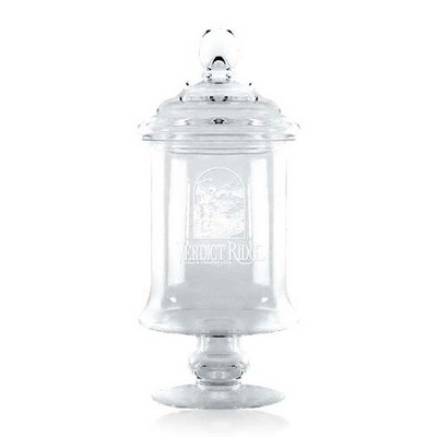 Lead-Free Crystal Trophy Cup w/Lid