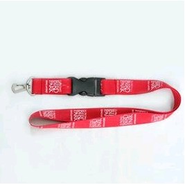 Polyester Lanyard w/ Breakaway Clip (1" Wide)