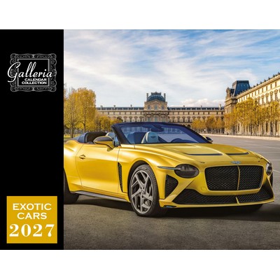 Galleria Wall Calendar 2027 Exotic Cars (English)
