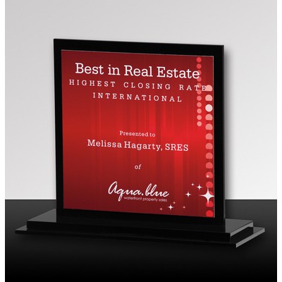 CINCH: Economy Square Acrylic & Metal Desk Award