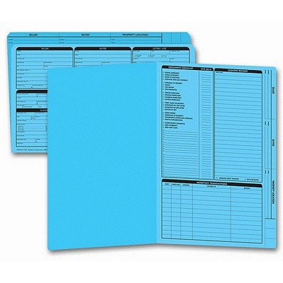 Real Estate Folders - Legal Size w/ Right Panel Checkslist