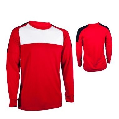 Adult Dazzle Cloth Soccer Jersey Shirt w/ Contrast Panel Front & Long Sleeve