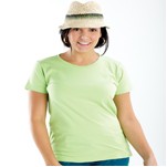 LAT Ladies' Combed Ringspun Fine Jersey Longer Length Shirt