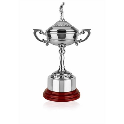 10" Swatkins Endurance Nickel Plated Golf Award
