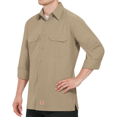 Red Kap® Men's Long Sleeve Solid Rip Stop Shirt