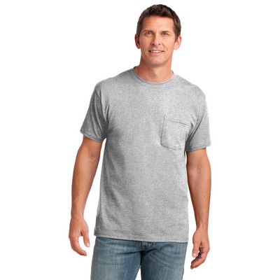 Port & Co™ Core Cotton Pocket Tee.