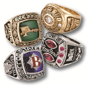 10K Gold Athletic Rings