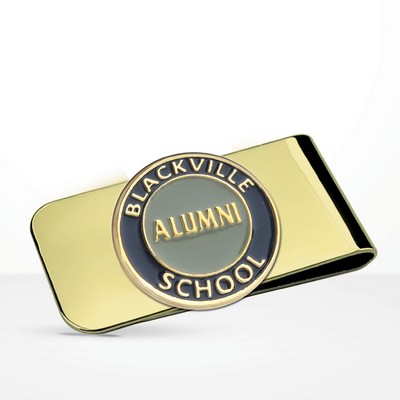Money Clip with Soft Enamel Lapel Pin (Up to 1.5 in)