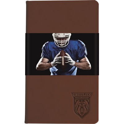 Medium Bohemian Journal w/Graphic Wrap (5"x8.5")