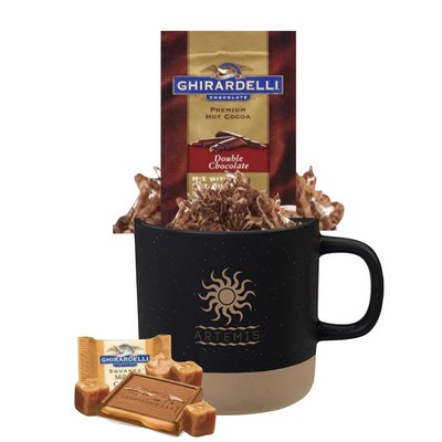 Ceramic & Clay Bottom Mug w/Cocoa & Chocolate