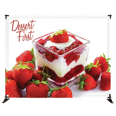 10 x 8' Slider Banner Stand Fabric Graphic Package