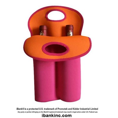 iBank ® 2-Bottle Neoprene Wine Tote