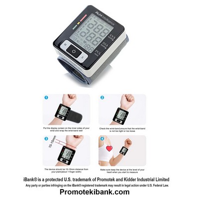 iBank ® Wrist Blood Pressure Monitor, Pulse/ Heart Rate