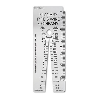 Wire Gauge - 0.034 to 0.525 Inch, Stainless Steel