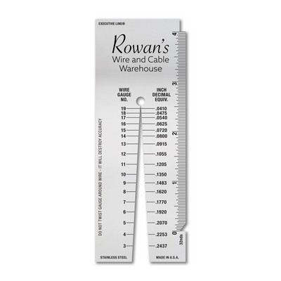 Wire Gauge - 0.04 to 0.258 Inch, Stainless Steel