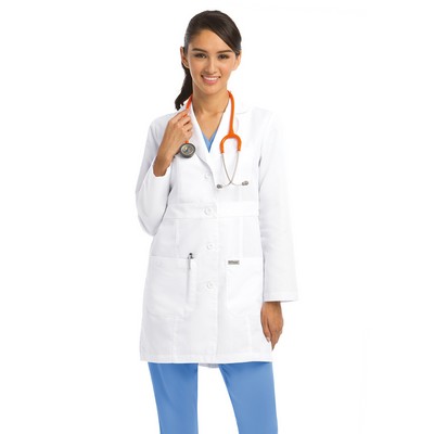 Grey's Anatomy Classic - Women's Three-Pocket 34" Mid-Length Lily Lab Coat