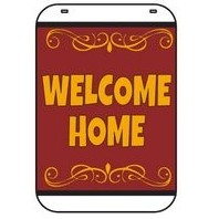 Stock Swing Sign (Welcome Home - Double Sided Kit)