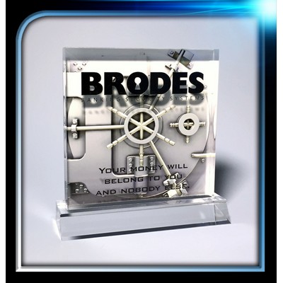 Executive Series Square Award w/Base (5"x5"x3/4")