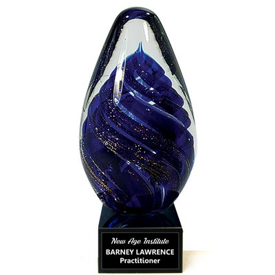 Blue Tornado Color Crystal Egg