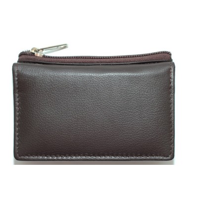Ashlin® Designer Expresso Brown Hillebrand Bi-Fold Mini-Wallet