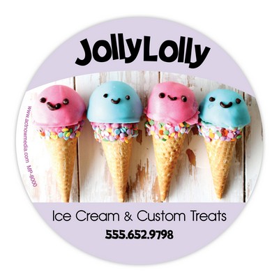 DuraTrac Matte Plus™ Hard Surface Mouse Pad w/Recycled Heavy-Duty Backing (8"x 1/8") Round