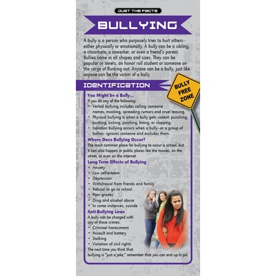 Bullying Just the Facts Rack Card