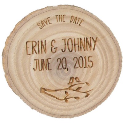 Aspen Hardwood Magnets Bark Edge