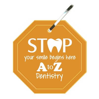 Octagon Reflective Zipper Pull