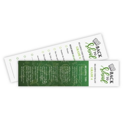 Full Color Gloss or Uncoated Bookmarks (1 Sided)