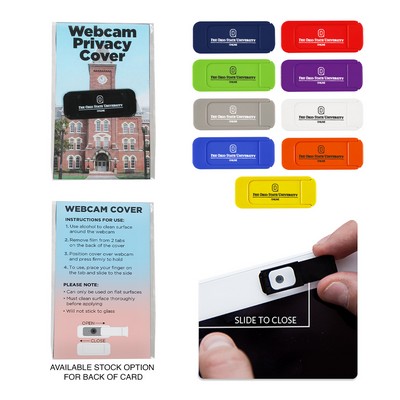 Webcam Cover with Card