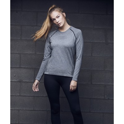 Women's Seamless Technical Performance Long Sleeve Sport Shirt