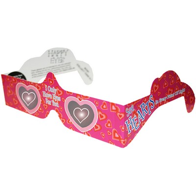 3D HOLOSPEX® Glasses HEART HAPPY EYES - STOCK