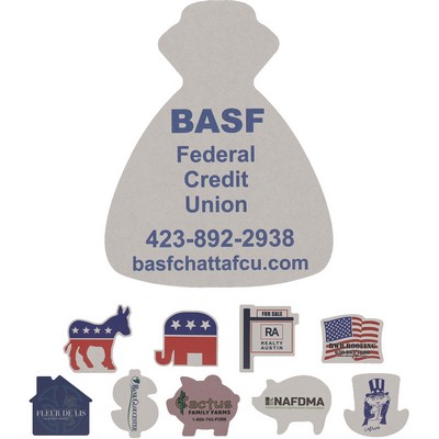 55 pt Stock Shape Pulpboard Coasters - Shape Category: Political