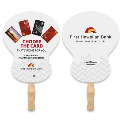 Full Color Guitar Shape Sandwich Fan