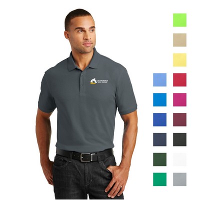 Port Authority® Core Classic Pique Embroidered Polo